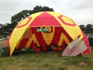 12m dome. Beyond the Valley festival