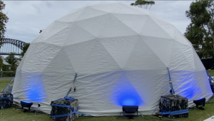 10m dome for Canva. Sydney