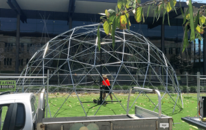 Lifting 10m dome frame