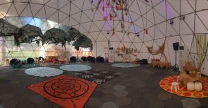 Inside 15m dome. Commonwealth Games. Gold Coast