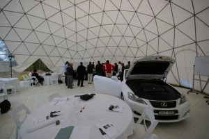 Inside 15m Dome. Mt Cotton. QLD