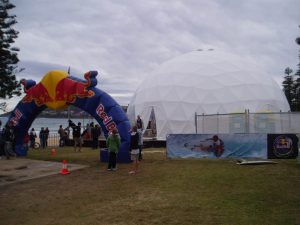 15m Dome. Red Bull. Queenscliff Beach, Sydney