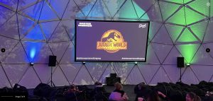 Inside 20m dome. Winter Warmer festival. Wollongong