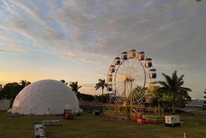 20m dome. Fringe Festival. Wynnum. QLD