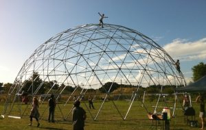 20m dome frame. Avalon Circus
