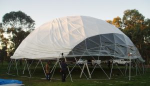20m dome. Trial build