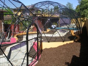 Painted gal steel dome frames. 5 metre, 6 metre & 7 metre diameter