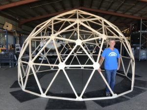 5m timber dome frame