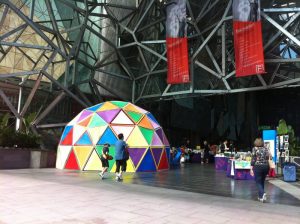 6.5m Dome. The Atrium. Federation Square. Melbourne