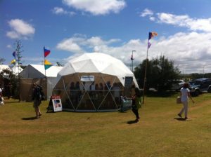 6.5m Dome. Uplift Festival. Byron Bay