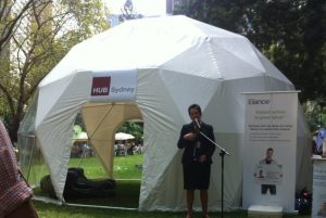 6.5m Dome. Wynyard Park, Sydney