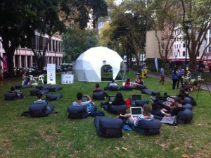 6.5m Dome. Wynyard Park, Sydney