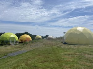 8m Glamping domes