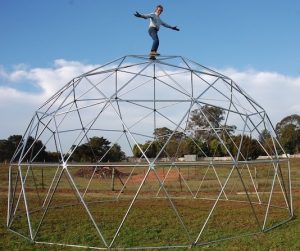 8m steel tube dome frame