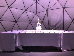Inside 8m Dome. Kickstart events. Hobart