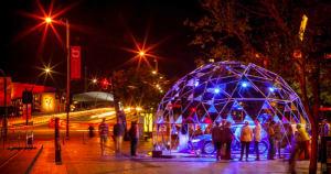 8m Dome frame. Audi car launch. Brisba