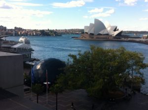 18m Mercedes Benz dome. Circular Quay, Sydney