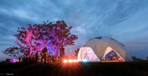 10m dome for Binna Burra retreat. QLD