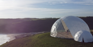 20m custom dome for Nike. Melbourne.2023 6.5m dome attached