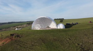20m custom dome for Nike. Melbourne.2023 6.5m dome attached