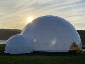 20m custom dome for Nike. Melbourne.2023 6.5m dome attached