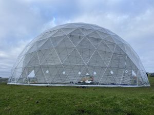20m custom dome for Nike. Melbourne.2023 6.5m dome attached