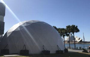 15m Dome. Bastille Festival. Circular Quay. Sydney