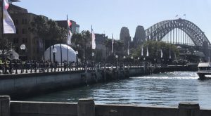 15m Dome. Bastille Festival. Circular Quay. Sydney