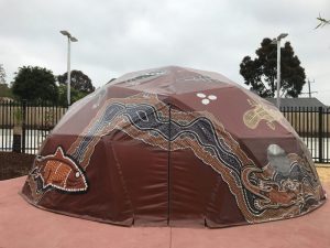 5m Dome. 3/8 sphere. Childcare Centre, Melbourne