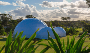18m and 8m domes at Elements of Byron. Conference for Indeed job search