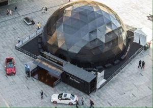 18m dome. Mercedes Benz. King Georges Square, Brisbane