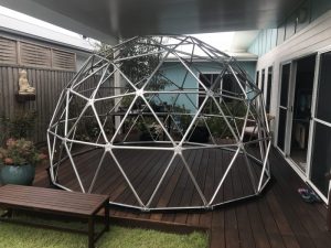 4m aluminium projection dome frame