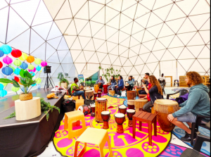 15m dome inside