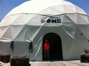 18m dome. Future Music Festival. Sydney