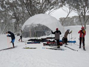 10m Dome. Australian Biathlon. Mt Hotham. Victoria
