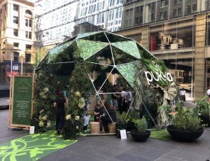 8m Dome frame. Martin Place. Sydney