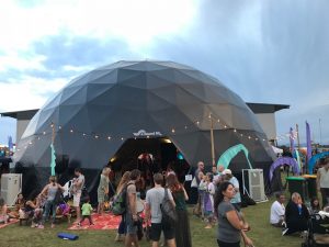 18m dome. Spirit Festival. Byron Bay