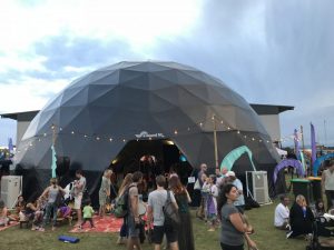 18m dome. Spirit Festival. Byron Bay