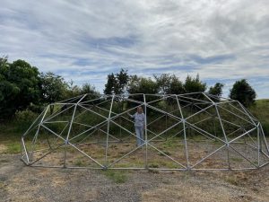 Geodesic Tunnel dome. 8m x 4m x 2m