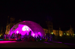 15m dome. Wanderlust Festival. Sunshine Coast
