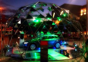 8m Dome frame. Audi car launch. Brisba