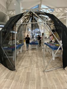 5.5m dome frame. Capalaba shopping centre. QLD