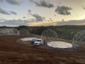 8m Glamping Dome frames