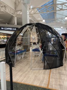 5.5m dome frame. Capalaba shopping centre. QLD