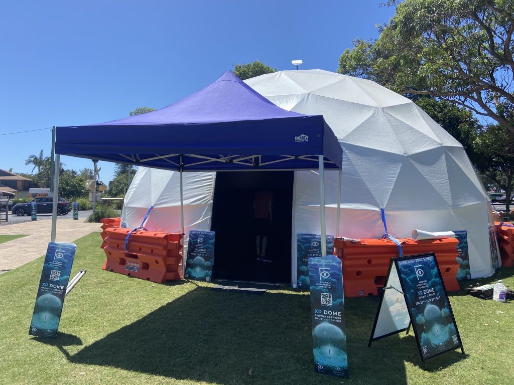 10m Projection Dome at the Byron Bay International Film Festival