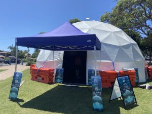 10m Projection Dome at the Byron Bay International Film Festival