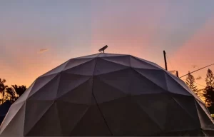 Byron Bay Film Festival 10 metre diameter projection dome/fulldome cinema