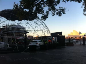 18 metre diameter Meredez Benz "Star Dome" Sydney