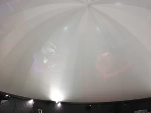 inside Charleville Cosmos Centre. 15m Planetarium