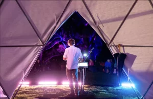 10m Dome. Gondwana Festival. Binna Burra. QLD